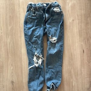 Abercrombie High Rise Mom Jeans